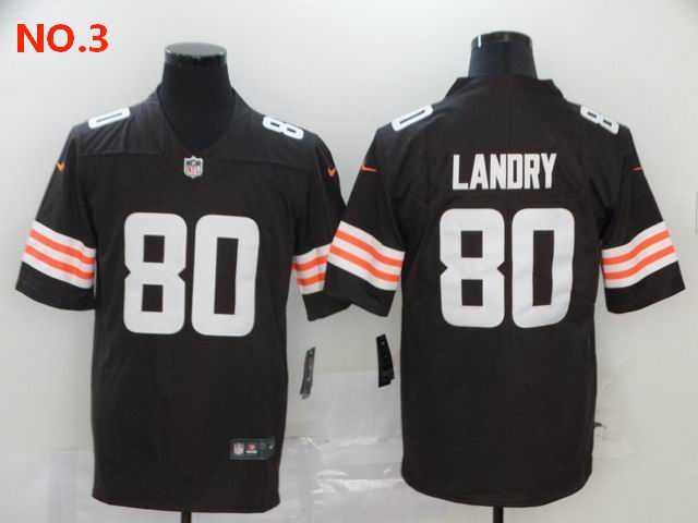 Men's Cleveland Browns #80 Jarvis Landry Jesey NO.3;